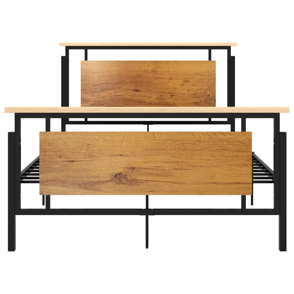 Cadre de lit sans matelas métal 120x200 cm - XIOS