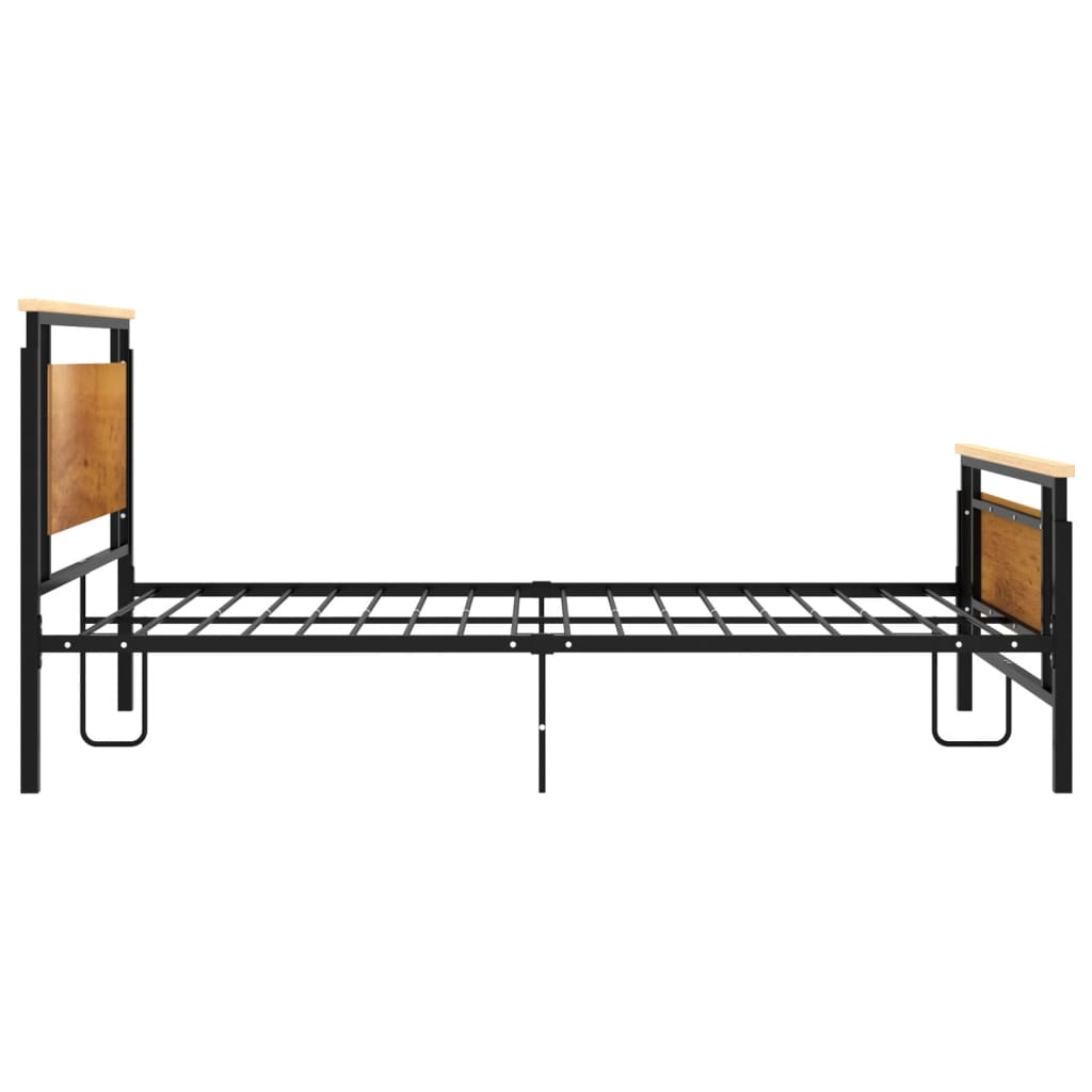 Cadre de lit sans matelas métal 120x200 cm - XIOS