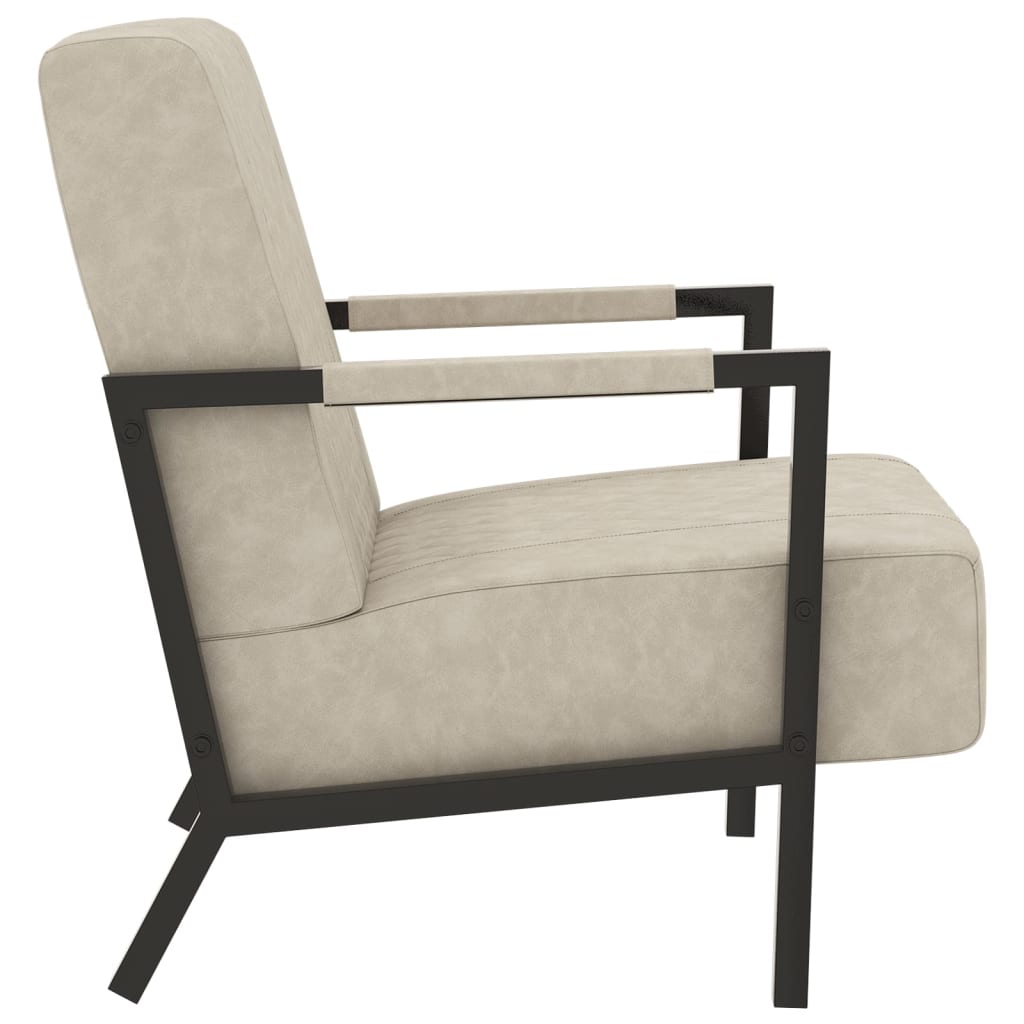 Fauteuil Gris clair Similicuir - XIOS