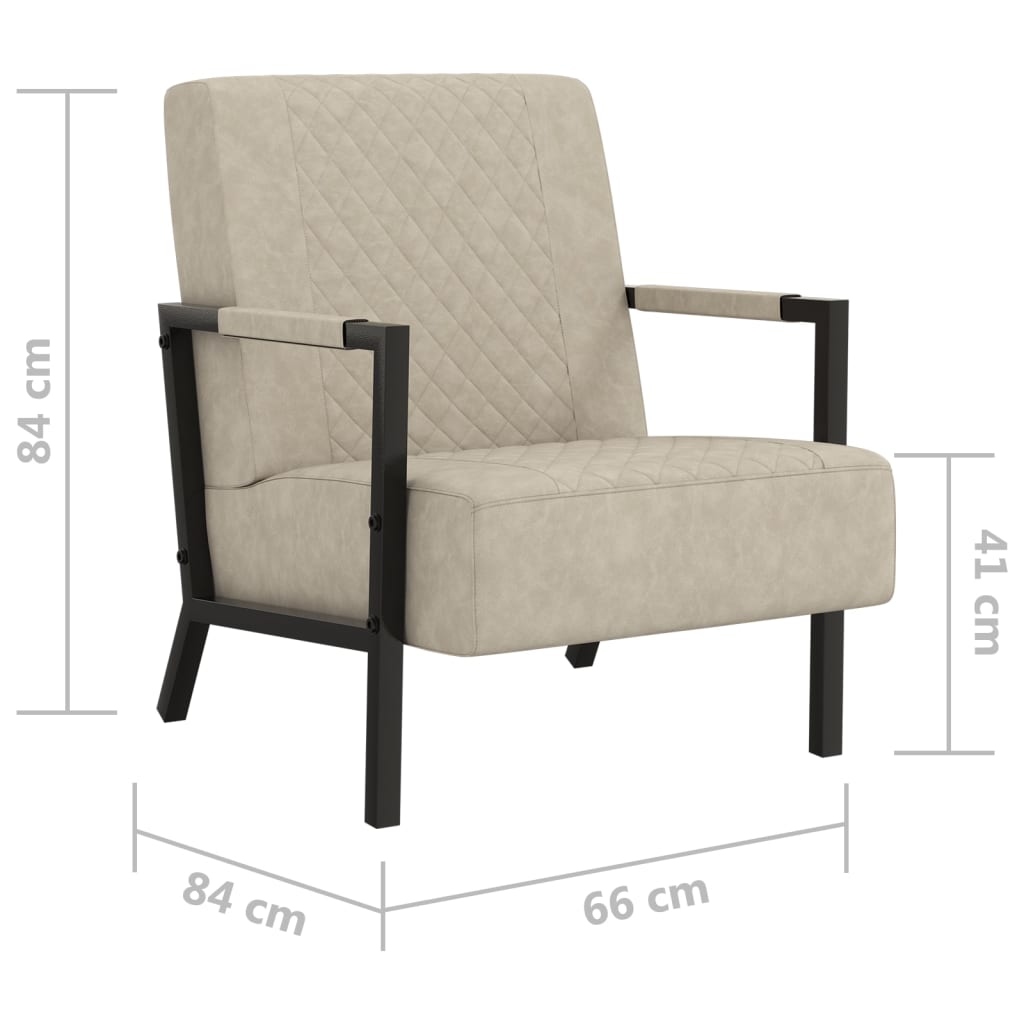 Fauteuil Gris clair Similicuir - XIOS