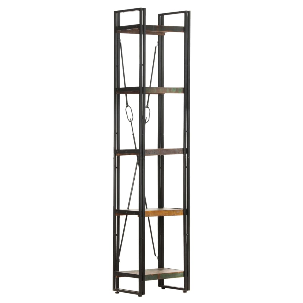 Bibliothèque 5 niveaux 40x30x180 cm Bois de récupération massif Bibliothèques vidaXL