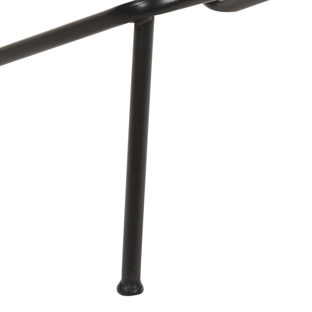 Tabourets de bar lot de 2 marron cuir véritable - XIOS