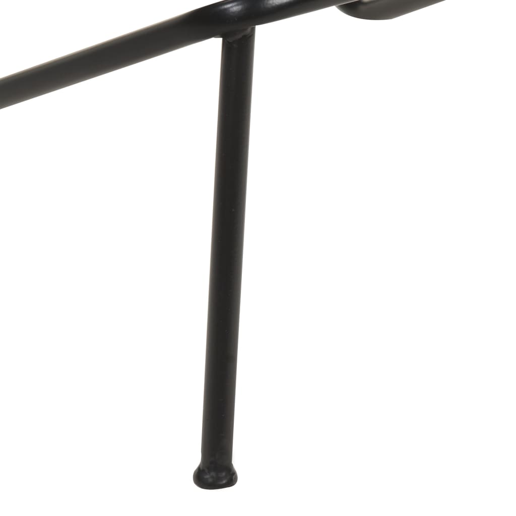 Tabourets de bar lot de 4 marron cuir véritable - XIOS