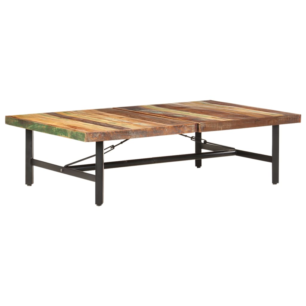 Table basse 142x90x42 cm Bois de récupération massif - XIOS