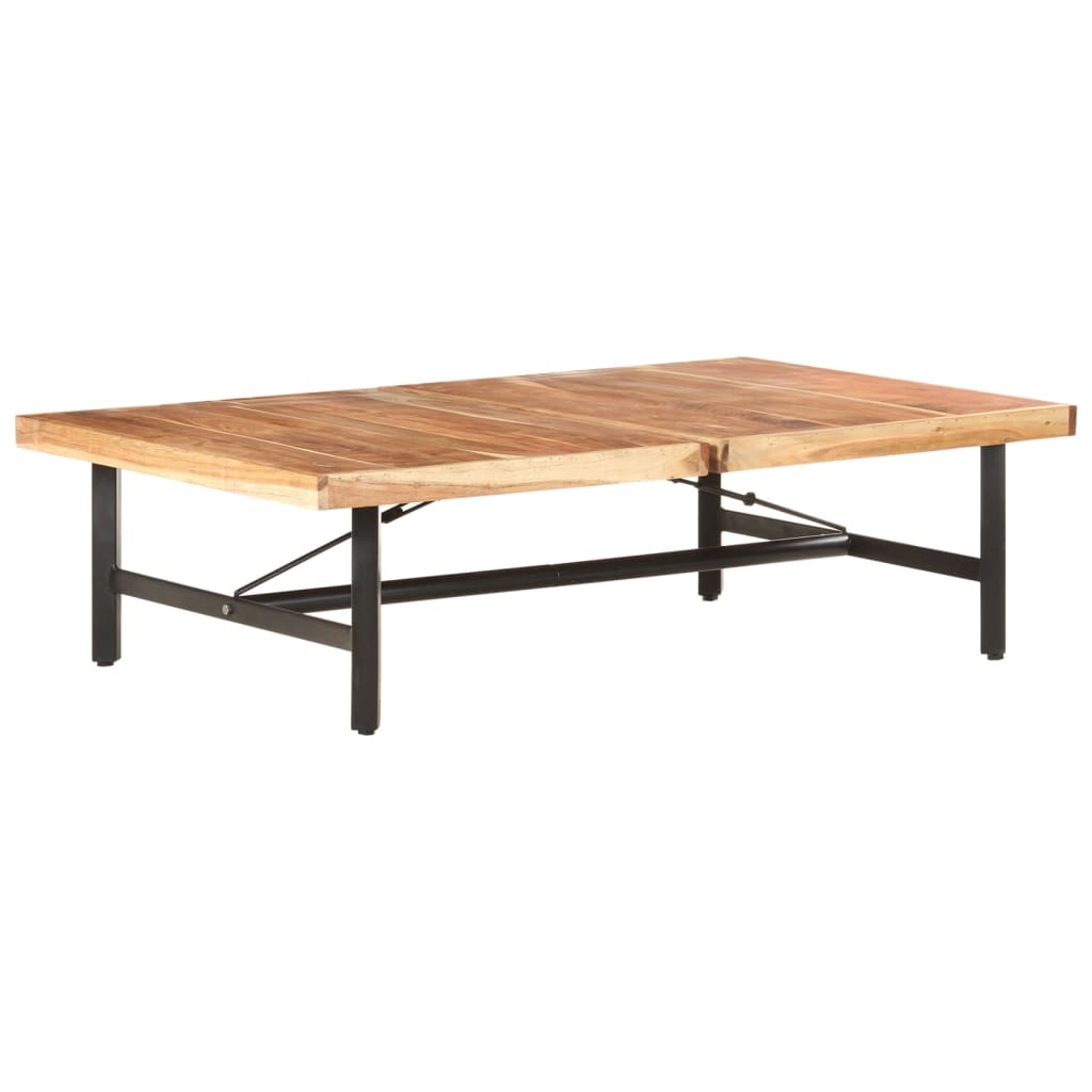 Table basse 142x90x42 cm Bois d'acacia massif - XIOS