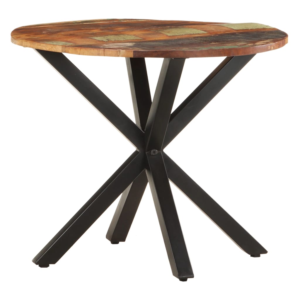 Table d'appoint 68x68x56 cm Bois de récupération massif - XIOS