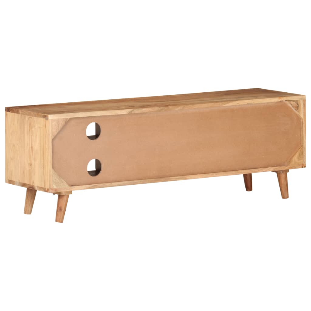 Meuble TV 115x30x39 cm Bois d'acacia massif Meubles TV vidaXL   