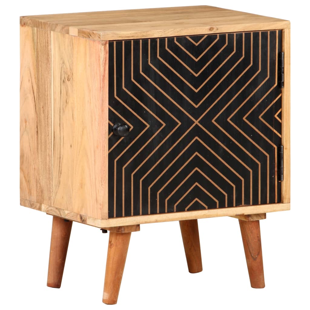 Table de chevet 40x30x50 cm Bois d'acacia massif - XIOS