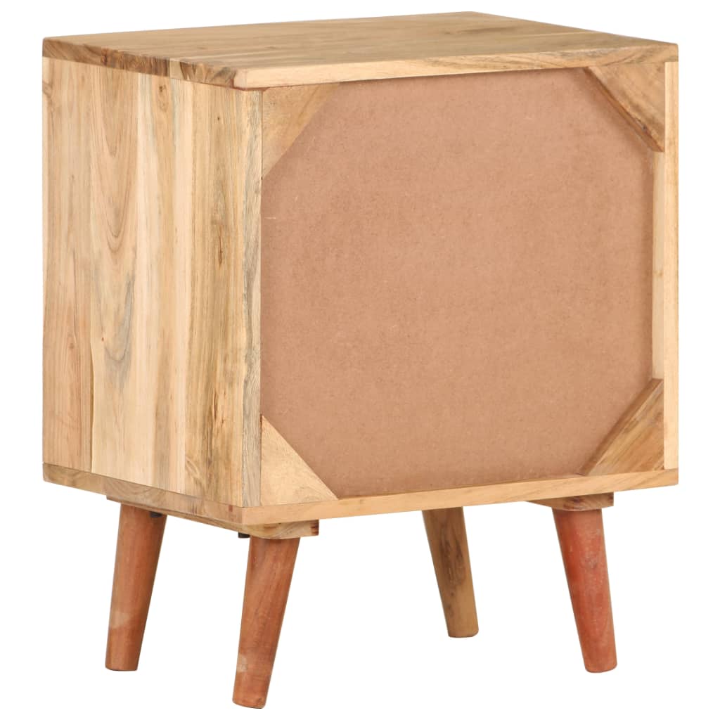 Table de chevet 40x30x50 cm Bois d'acacia massif - XIOS
