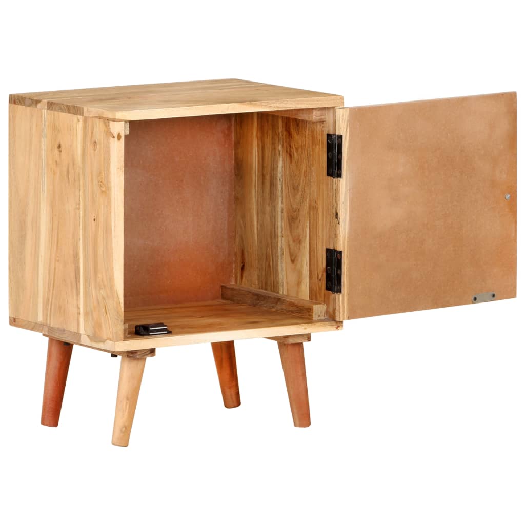 Table de chevet 40x30x50 cm Bois d'acacia massif - XIOS