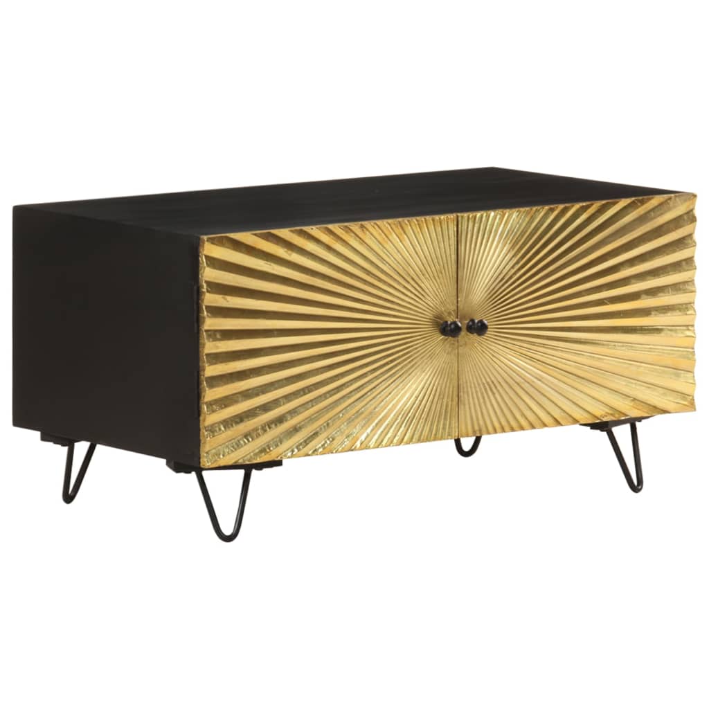 Table basse 90x50x45 cm Bois de manguier solide - XIOS