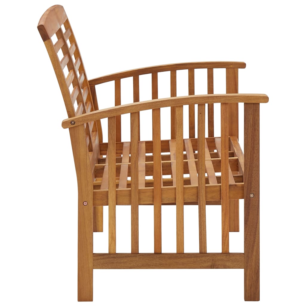 Salon de jardin 3 pcs Bois d'acacia solide