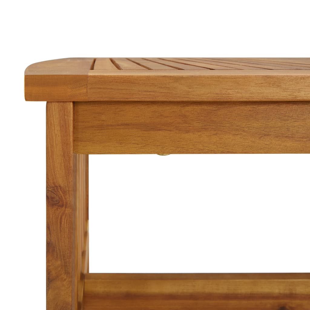 Salon de jardin 3 pcs Bois d'acacia solide