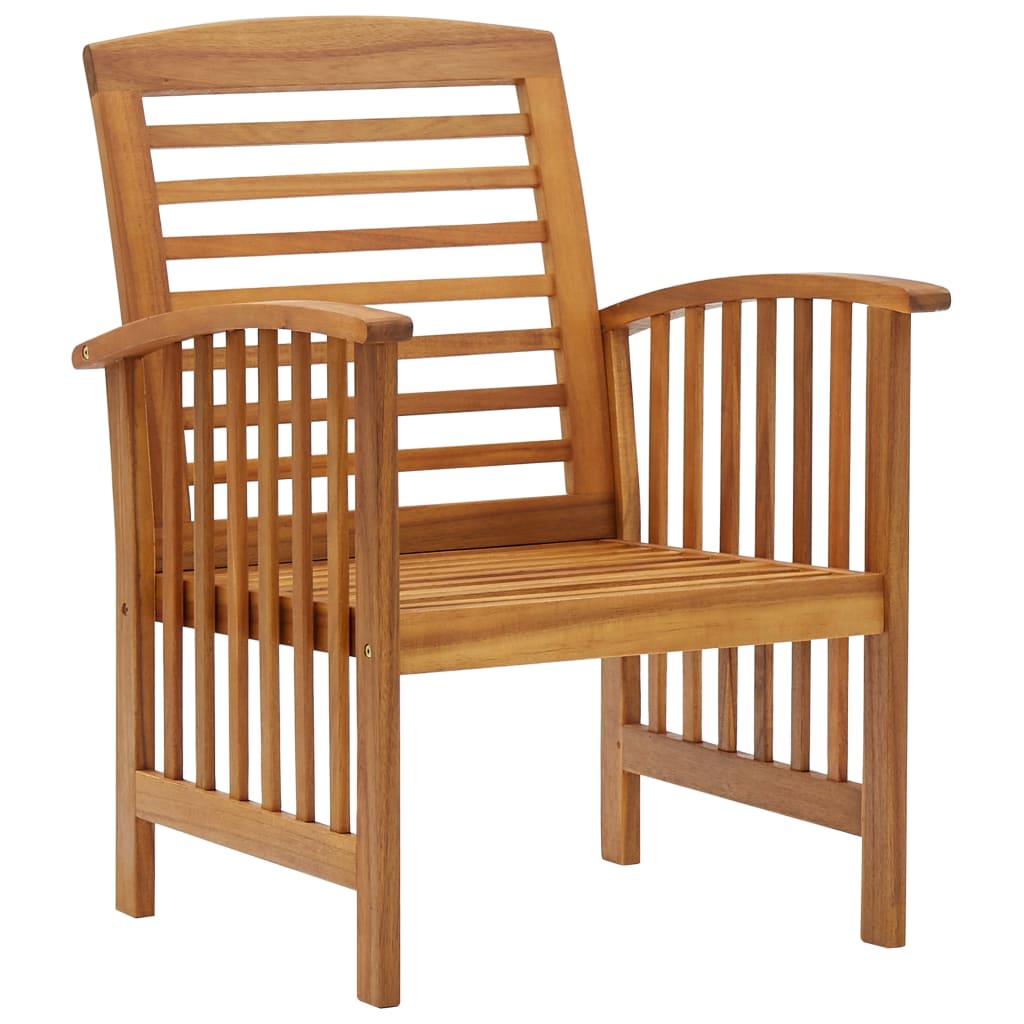 Salon de jardin 5 pcs Bois d'acacia solide