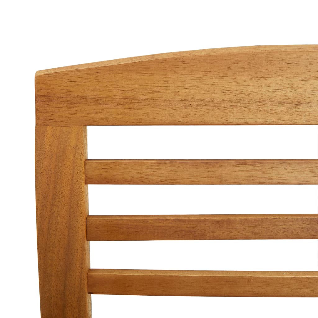 Salon de jardin 5 pcs Bois d'acacia solide