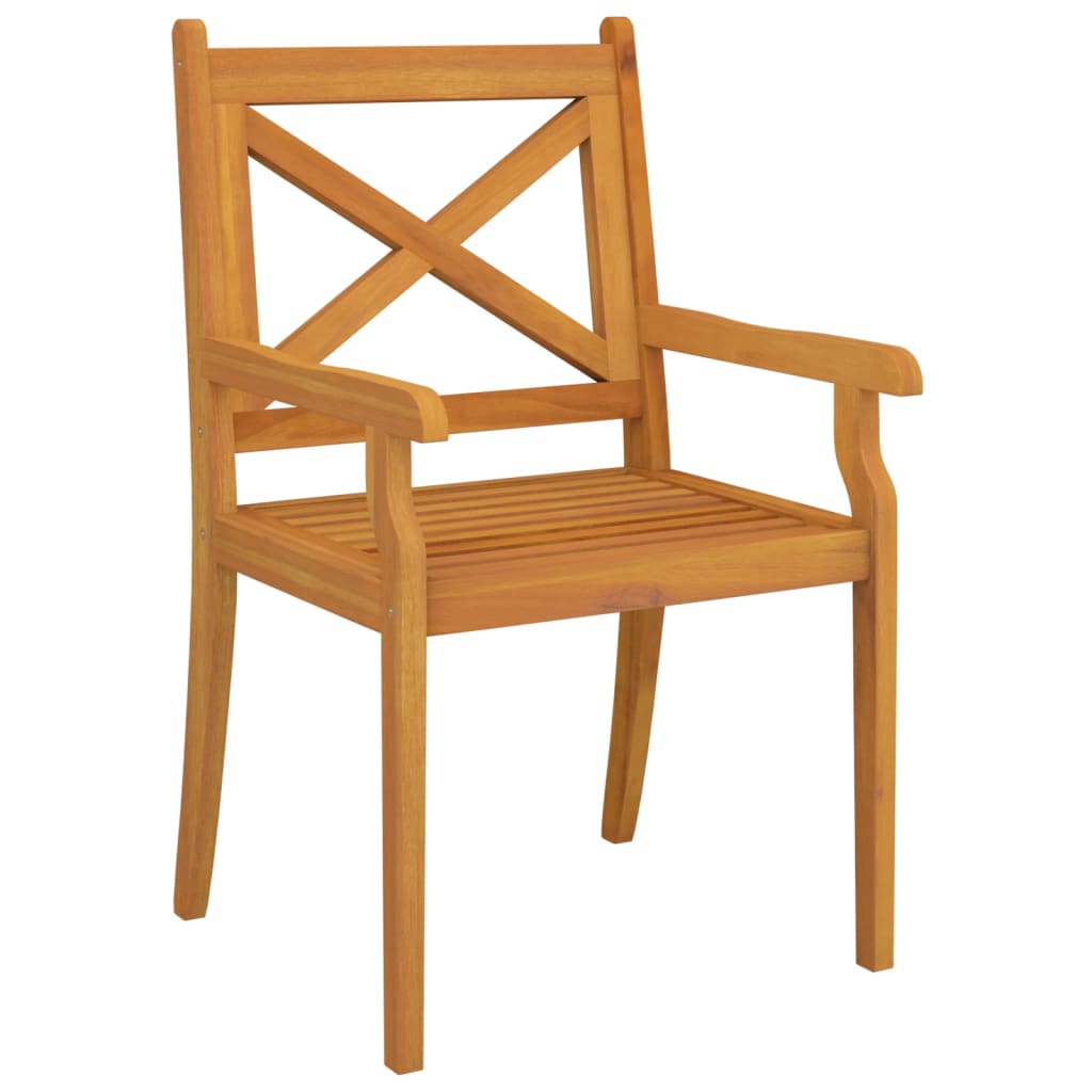 Ensemble à manger de jardin 3 pcs Bois d'acacia solide