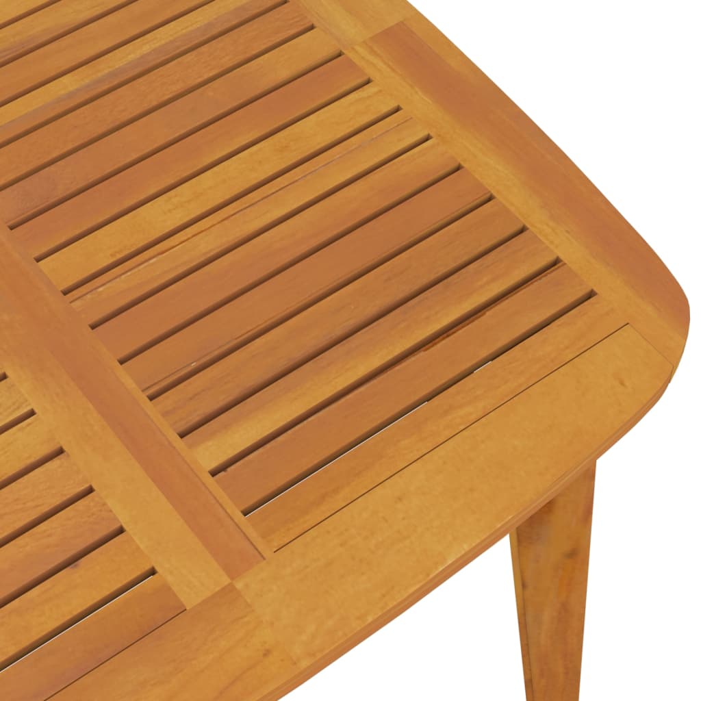 Ensemble à manger de jardin 5 pcs Bois d'acacia solide