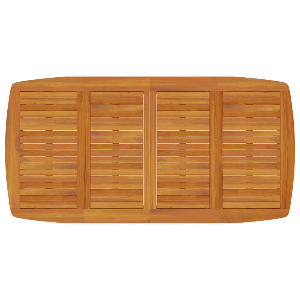 Ensemble à manger de jardin 7 pcs Bois d'acacia solide