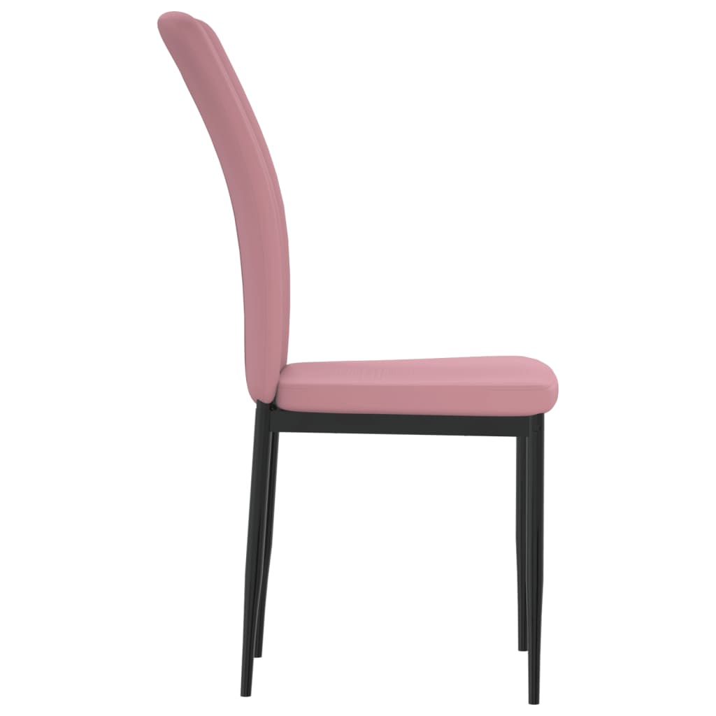 Chaises à manger lot de 2 Rose Velours - XIOS
