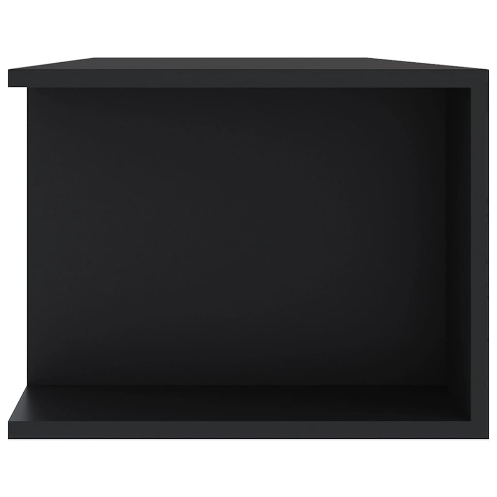 Meuble TV avec lumières LED noir 135x39x30 cm - XIOS