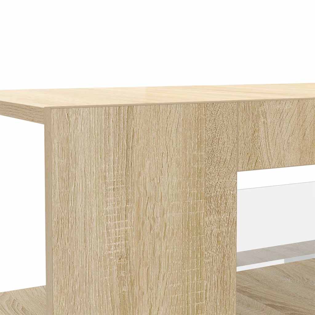 Meuble TV avec lumières LED chêne sonoma 90x39x30 cm - XIOS