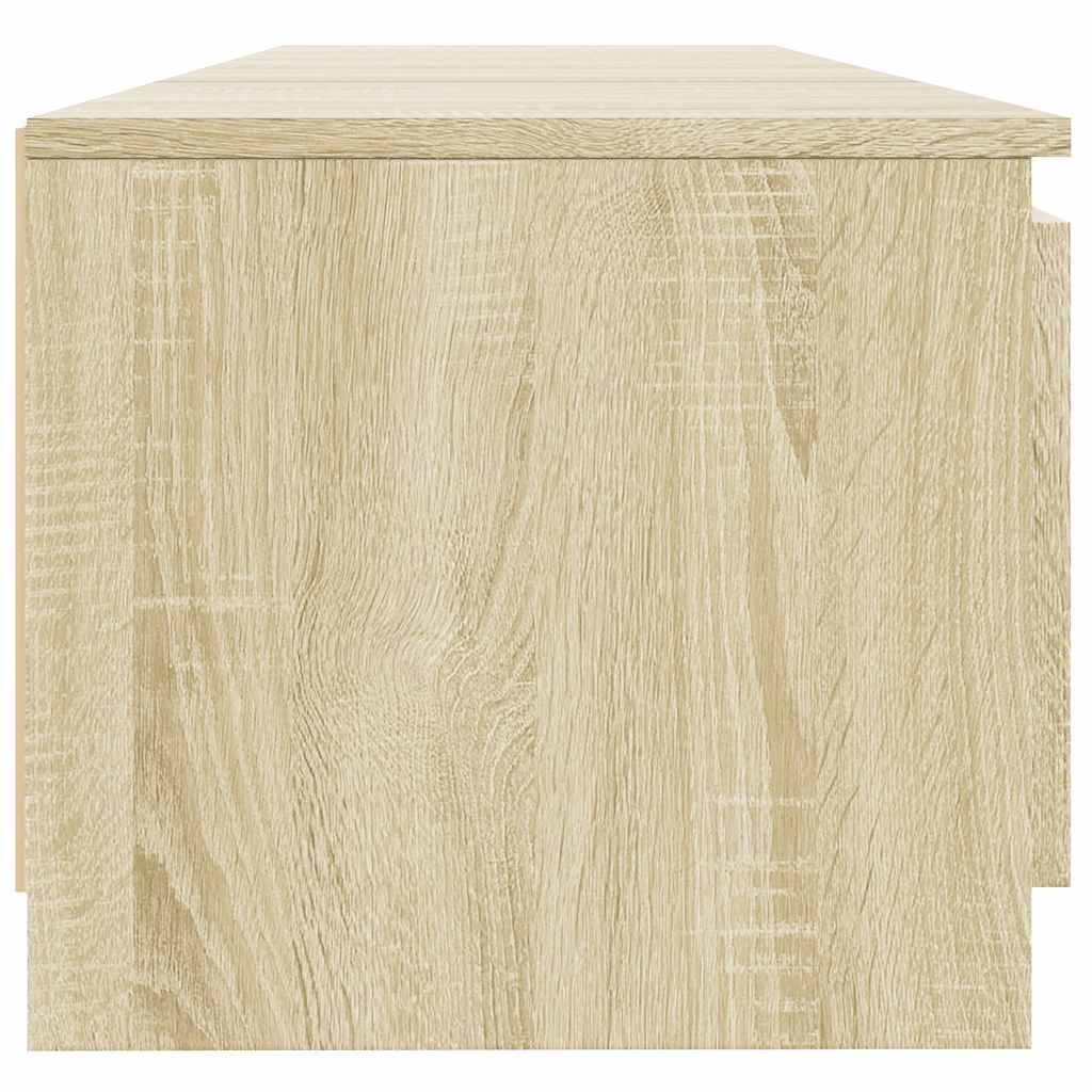 Meuble TV avec lumières LED chêne sonoma 140x40x36 cm - XIOS