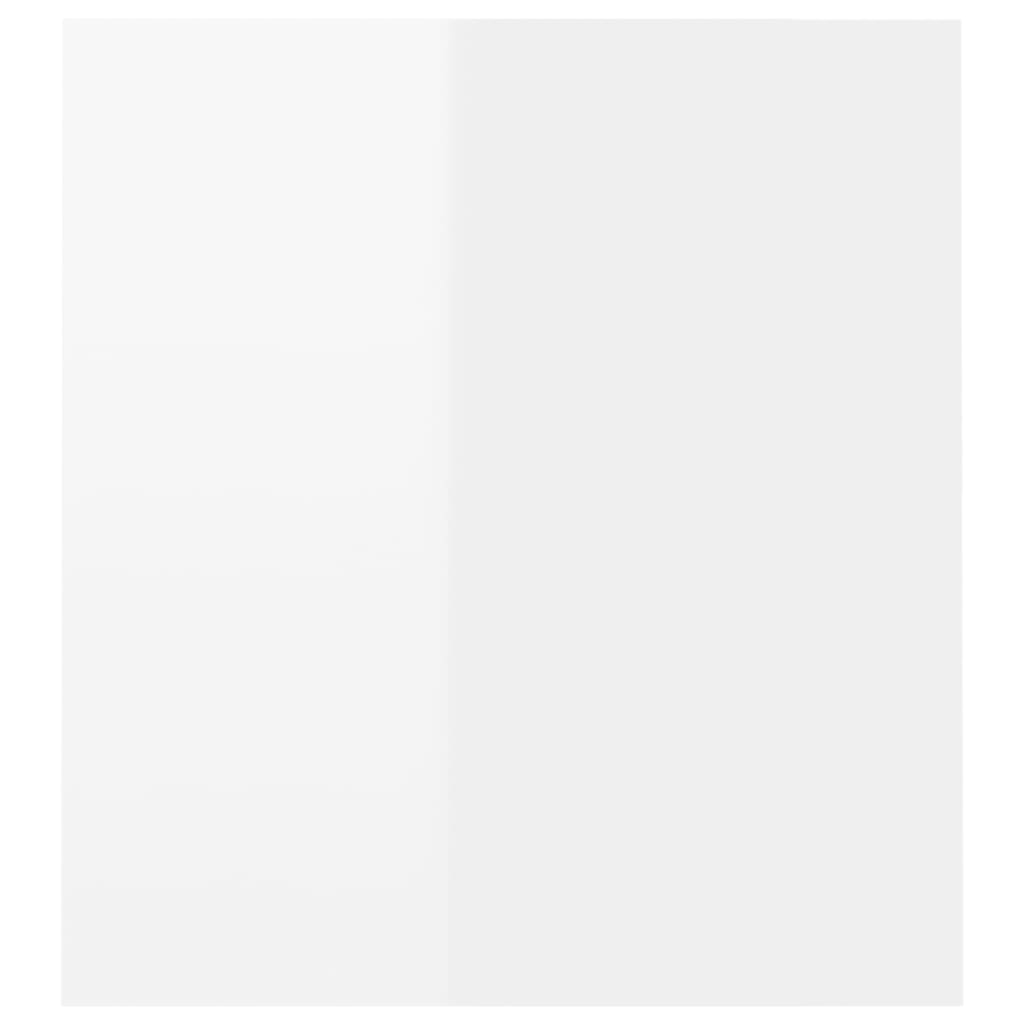 Meuble TV avec lumières LED blanc brillant 120x35x40 cm Meubles TV vidaXL   