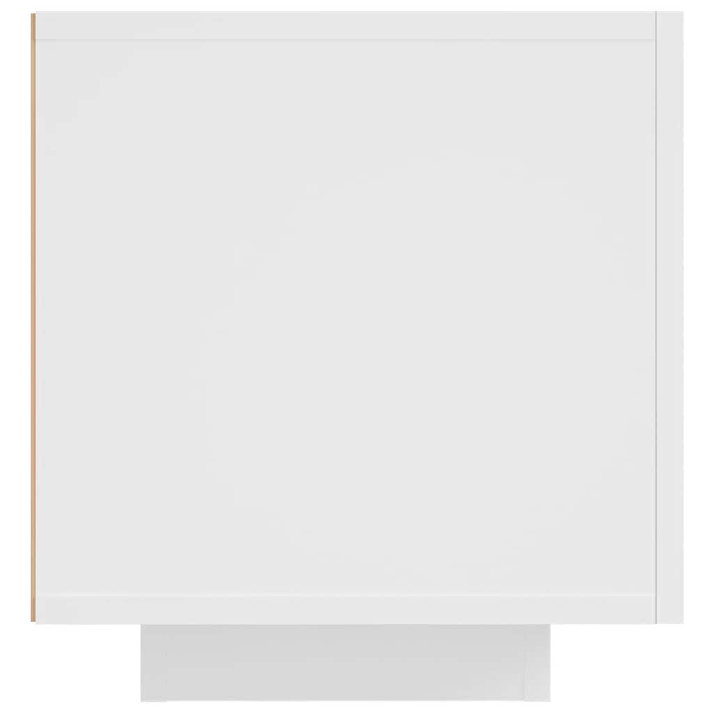 Meuble TV avec lumières LED blanc 160x35x40 cm - XIOS