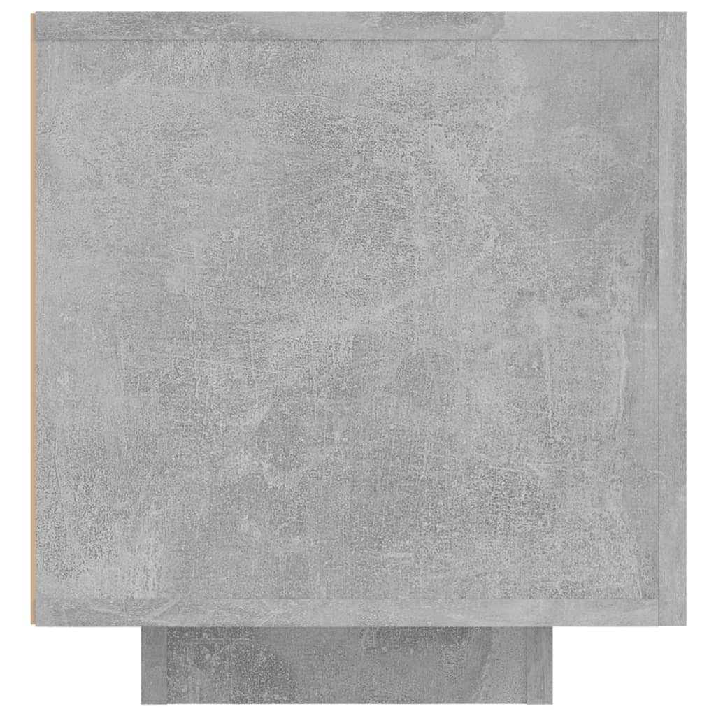 Meuble TV avec lumières LED gris béton 160x35x40 cm Meubles TV vidaXL   