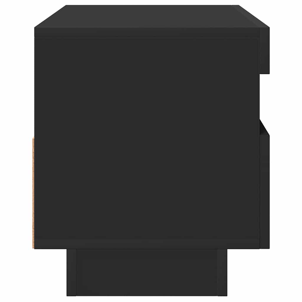 Meuble TV avec lumières LED noir 80x35x40 cm - XIOS