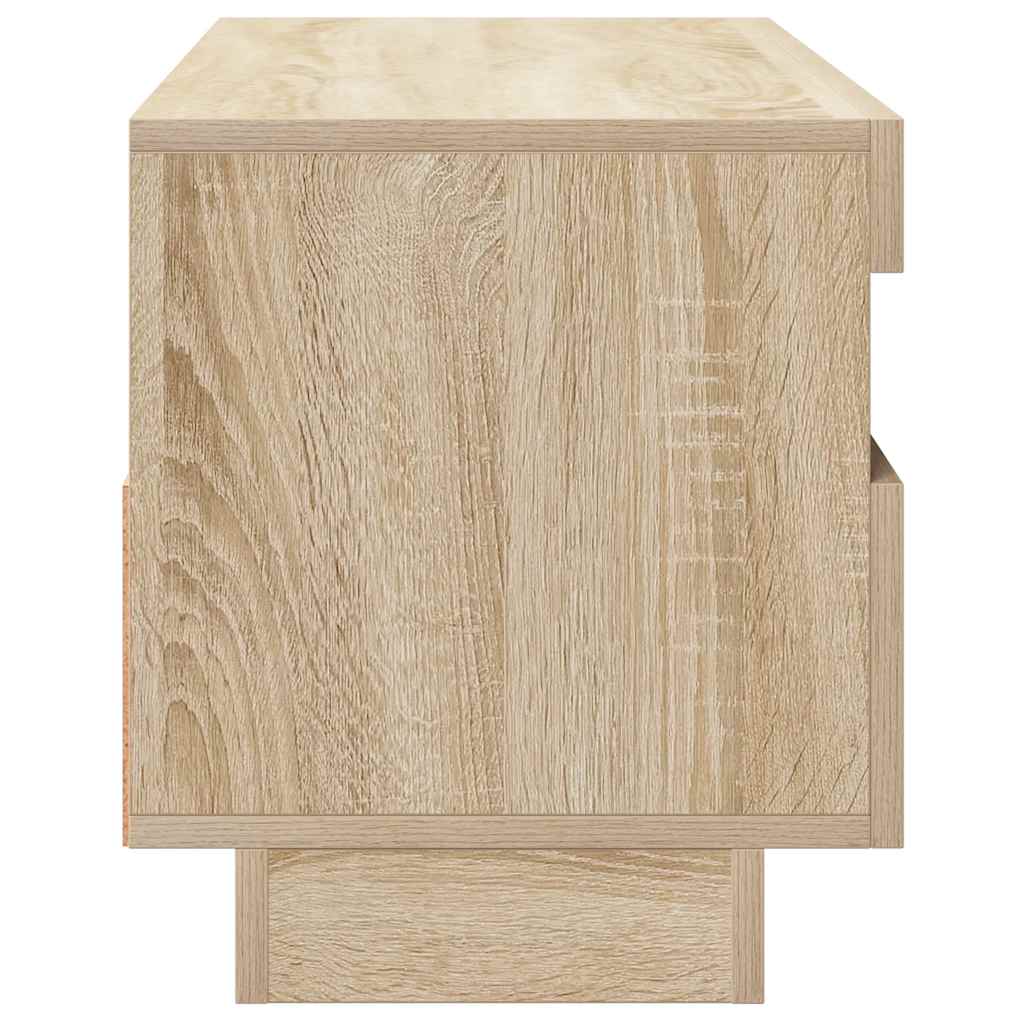 Meuble TV avec lumières LED chêne sonoma 100x35x40 cm - XIOS