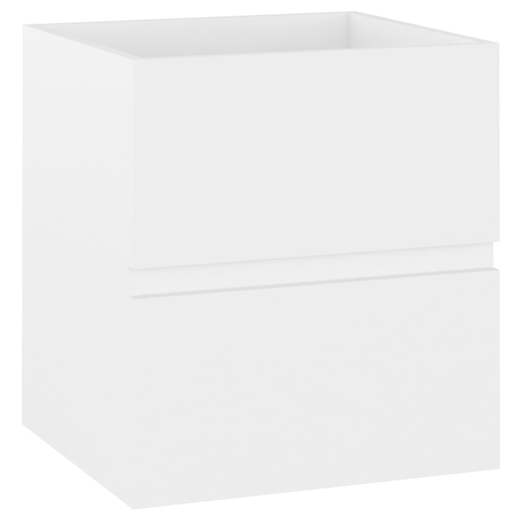 Armoire d'évier Blanc 41x38,5x45 cm Bois d’ingénierie Ensembles de mobilier pour salles de bains vidaXL