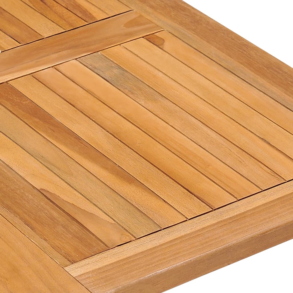 Ensemble à manger d'extérieur pliable 5 pcs Bois solide de teck