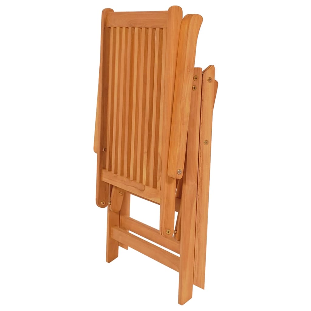 Ensemble à manger de jardin 5 pcs Bois de teck massif