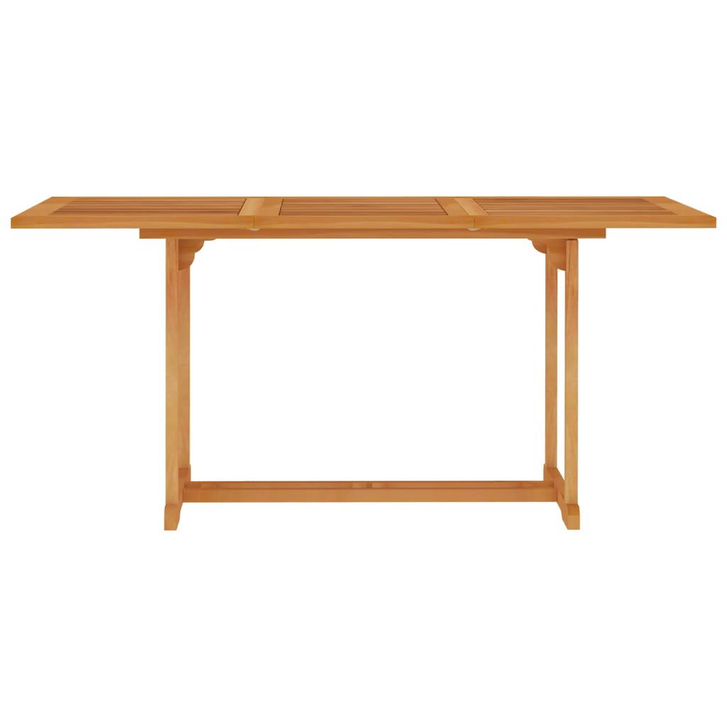 Ensemble à manger de jardin 5 pcs Bois de teck massif