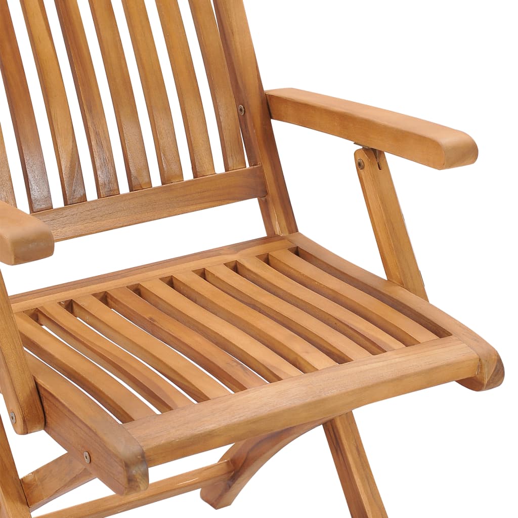 Ensemble à manger de jardin 5 pcs Bois de teck massif