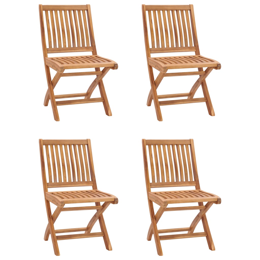 Ensemble à manger de jardin 5 pcs Bois de teck massif