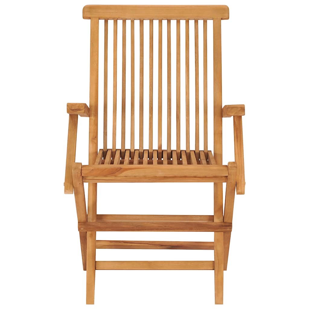 Salon de jardin 5 pcs Bois de teck massif