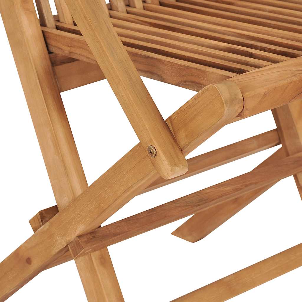 Salon de jardin 5 pcs Bois de teck massif