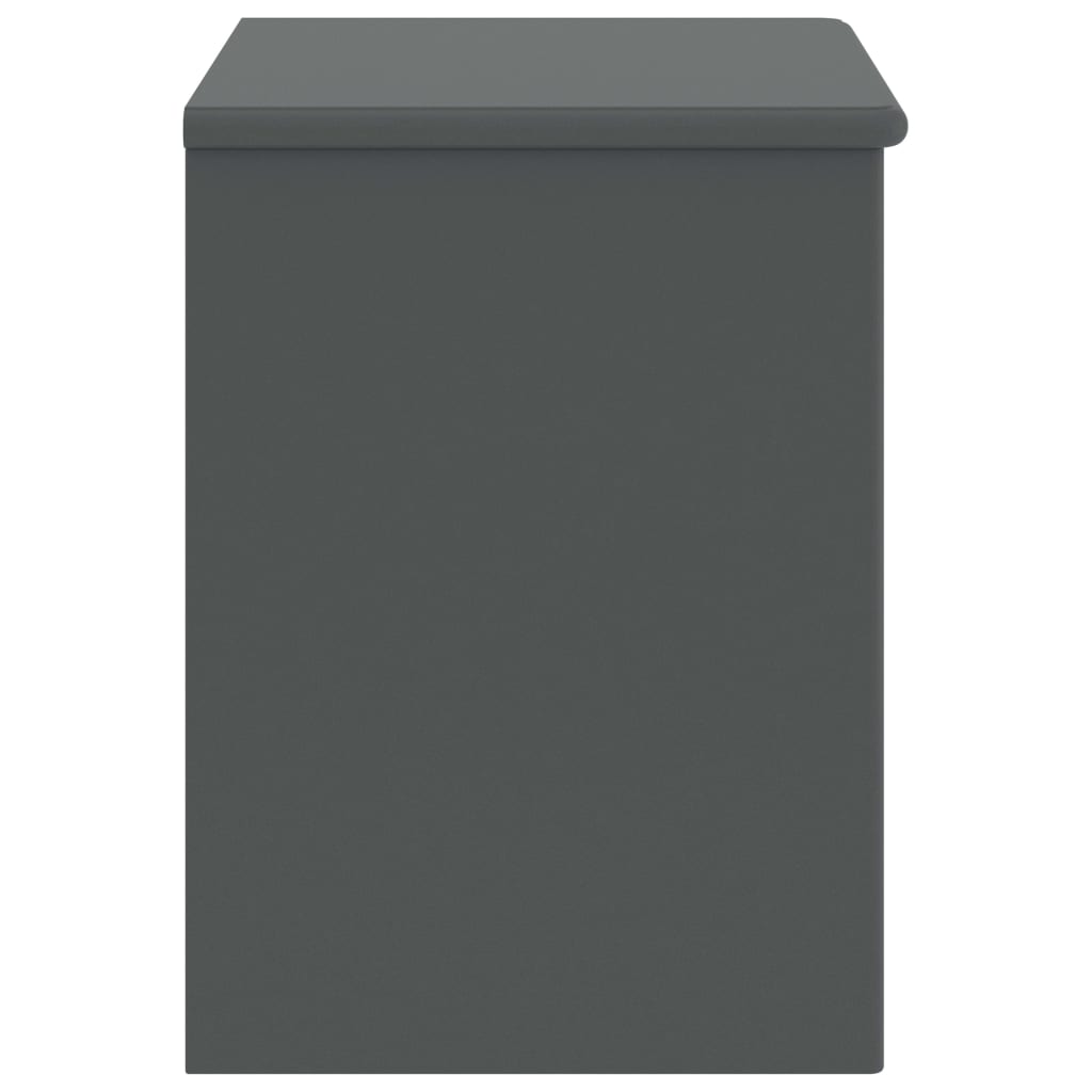 Table de chevet Gris foncé 35x30x40 cm Bois de pin massif - XIOS