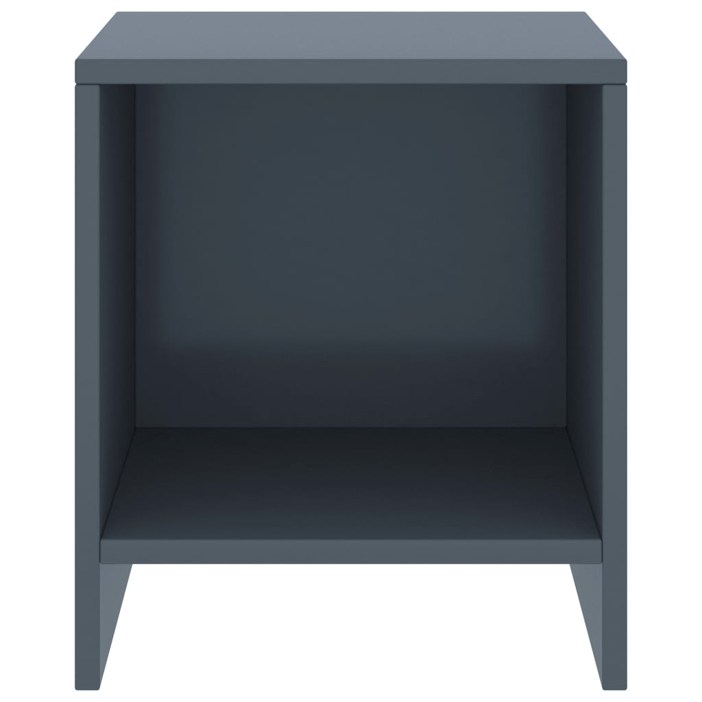 Table de chevet Gris clair 35x30x40 cm Bois de pin massif - XIOS