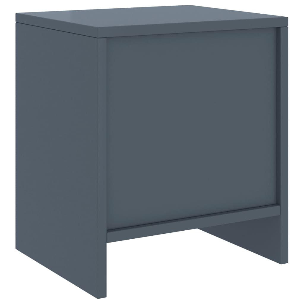 Tables de chevet 2 pcs Gris clair 35x30x40cm Bois de pin massif - XIOS