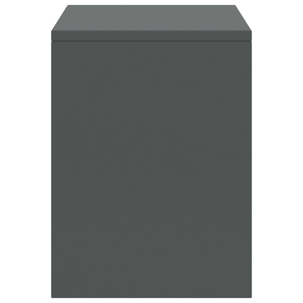 Tables de chevet 2 pcs Gris foncé 35x30x40cm Bois de pin massif - XIOS