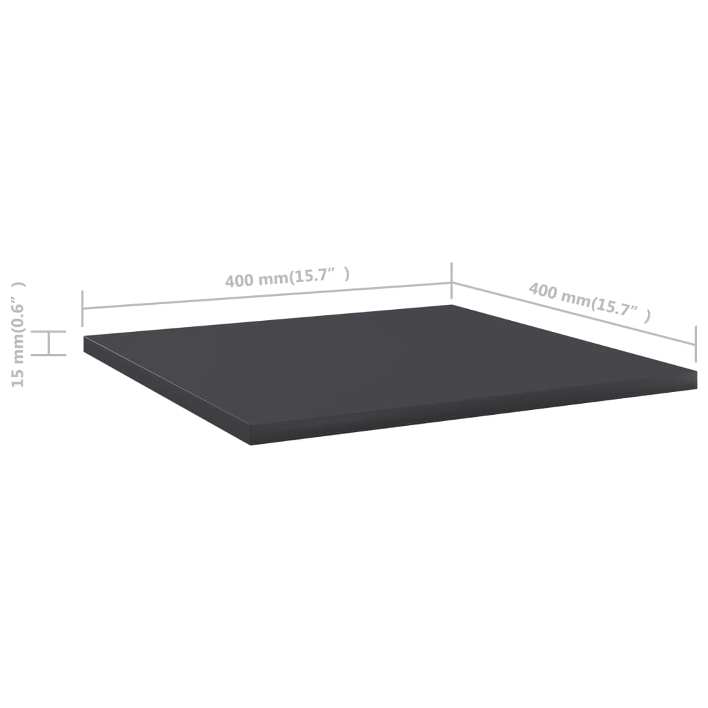 Panneaux de bibliothèque 8 pcs gris bois d’ingénierie - XIOS