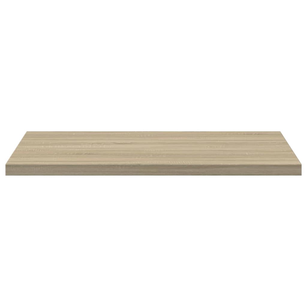 Panneau de bibliothèque 4pcs Chêne sonoma 40x40x1,5cm Aggloméré - XIOS