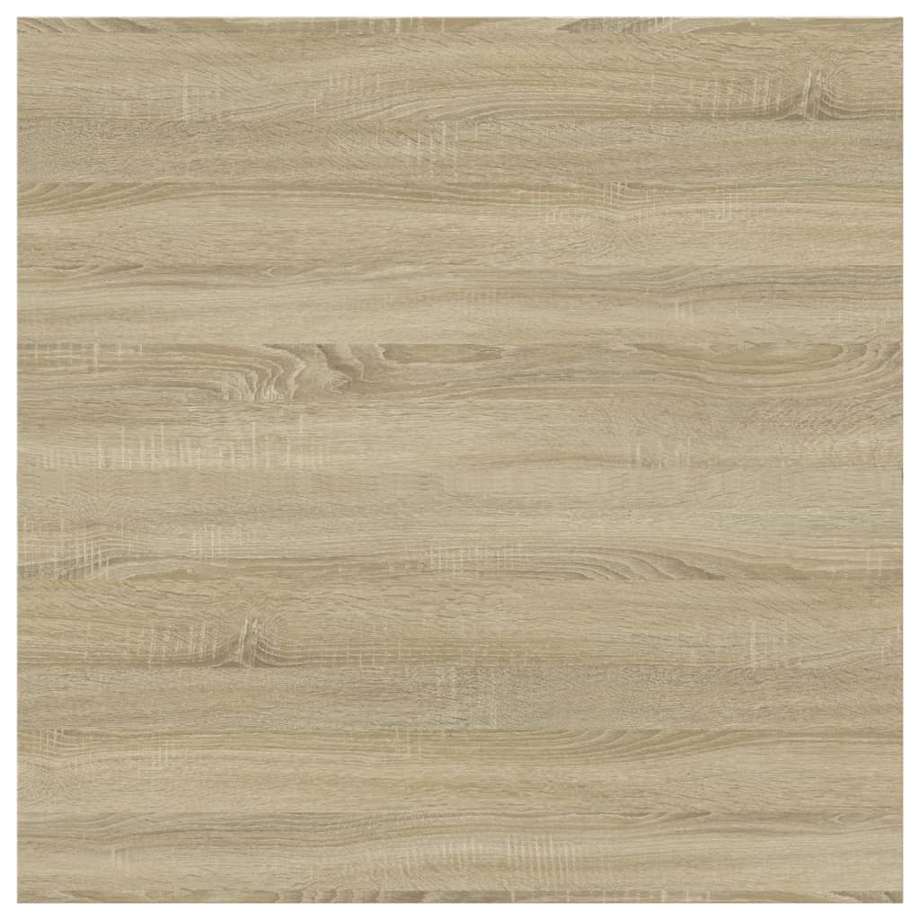 Panneau de bibliothèque 4pcs Chêne sonoma 40x40x1,5cm Aggloméré - XIOS