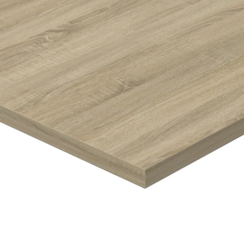 Panneau de bibliothèque 4pcs Chêne sonoma 40x40x1,5cm Aggloméré - XIOS
