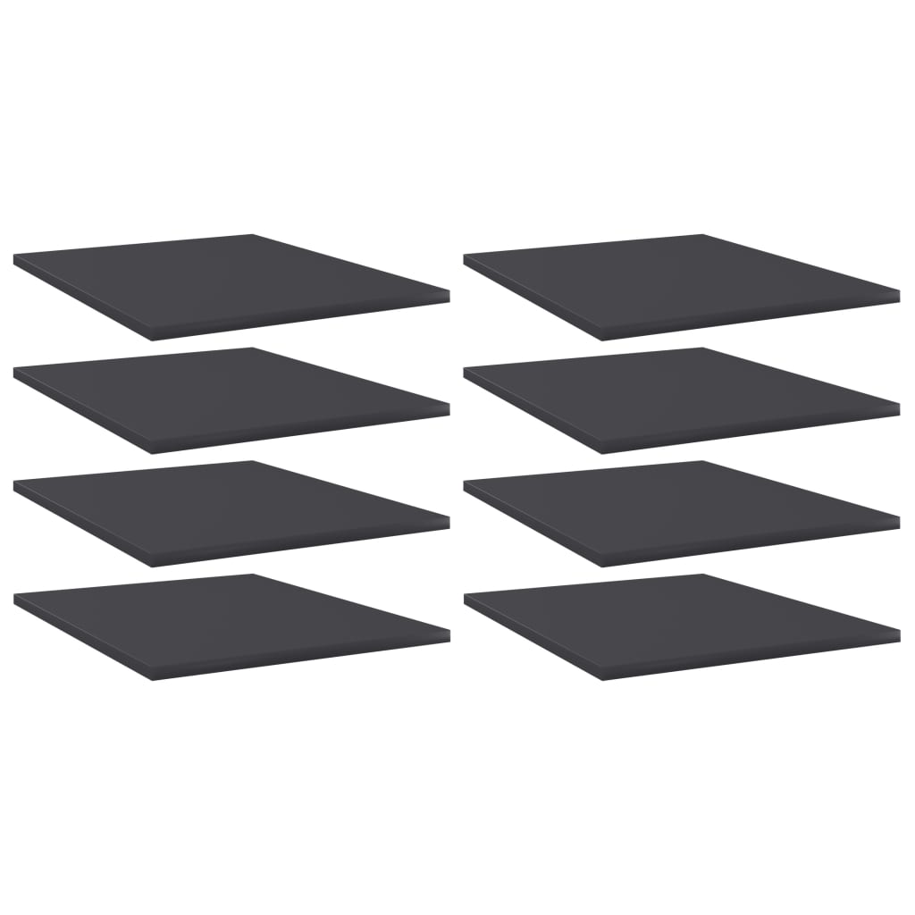 Panneaux de bibliothèque 8 pcs gris bois d’ingénierie - XIOS