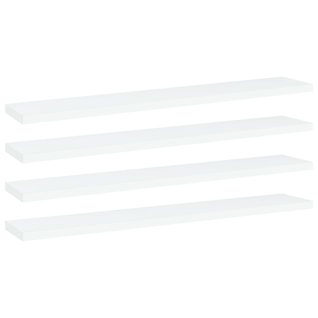 Panneaux de bibliothèque 4 pcs blanc bois d’ingénierie - XIOS