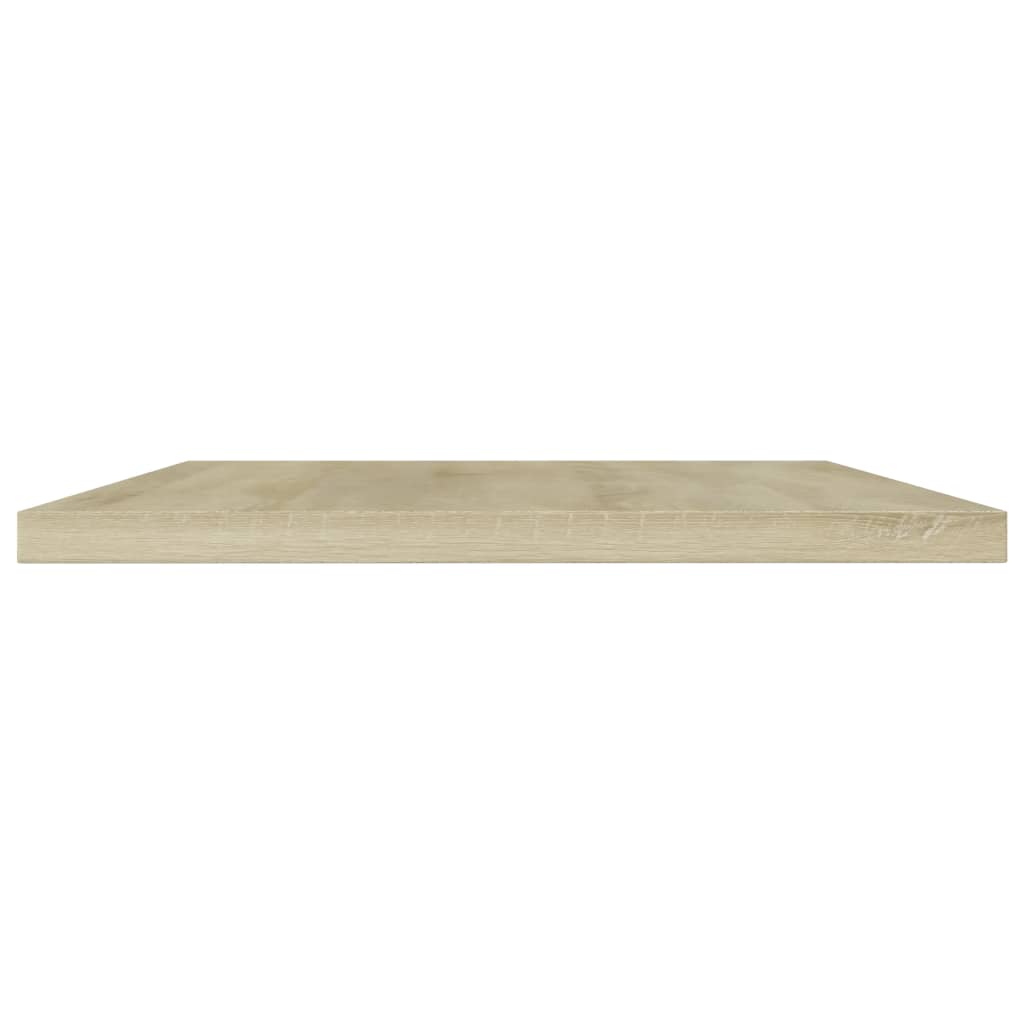 Panneau de bibliothèque 4pcs Chêne sonoma 60x20x1,5cm Aggloméré - XIOS